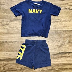 U.S. Navy Shirt and shorts